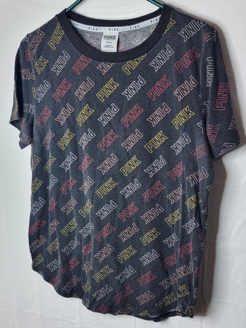PINK Brand Victoria's Secret Sleepwear Logo Tee